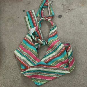 tying adjustable halter top from pacsun